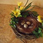 DIY velikonoční vajíčka ze saténových stuh technikou kanzashi a artyčoku Jak vyrobit velikonoční vajíčko ze saténových stuh