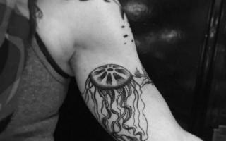 Що означає татуювання із зображенням медузи?