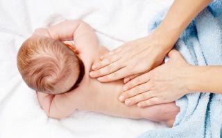 Массаж для детей до года: основные правила проведения Детский массаж в возрасте от 1 года