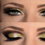 How to do golden makeup