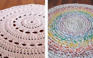 Do-it-yourself rugs from old things - turning waste into income