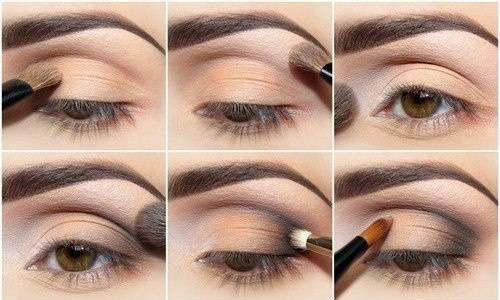 Daytime makeup for brown eyes